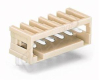 WAGO Konektor 734-170 s pájecími piny THT Pájecí kontakt 1,0 × 1,0 mm Úhlové provedení, šedá